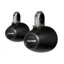 Kicker 6.5in Empty Enclosure Pair Black