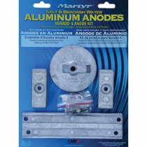 Martyr Anodes Aluminium Anode Kit Mercury Verado 4