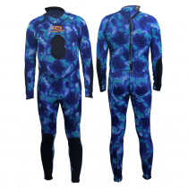 Aropec Blue Camouflage Mens Spearfishing Wetsuit 2mm M