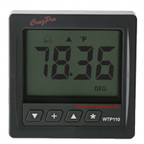 CruzPro WTP-110 Large Display Precision Sea Water Temperature Gauge