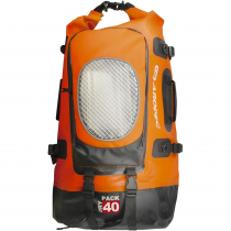 Aropec Adjustable Waterproof Backpack 40L Orange/Black