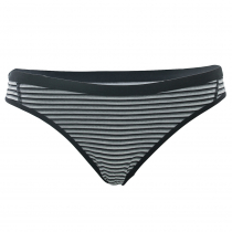 Icebreaker Womens Merino Siren Bikini Black/Snow/Stripe S