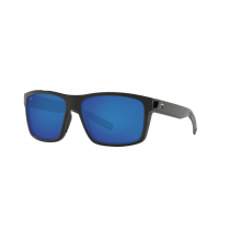 Costa Slack Tide Blue Mirror 580G Polarized Sunglasses Shiny Black