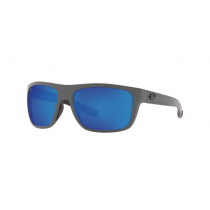 Costa Broadbill Blue Mirror 580G Polarized Sunglasses Matte Grey