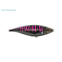 Nomad Design Madscad Stickbait Lure Rigged 190mm Black Pink Mackerel