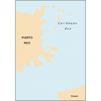 Imray East Coast of Puerto Rico Chart