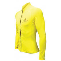 Adrenalin 2P Thermal Zip-Front Mens Long Sleeve Rash Vest Yellow XS