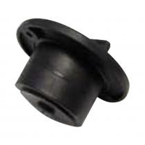 Black Self Bailer/Scupper with Screw In Plug Fit to Interior of Hull