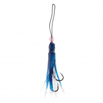 Replacement Assist Hook with Skirt 1/0 Blue