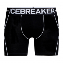 Icebreaker Mens Merino Hybrid Anatomica Zone Boxers Black M