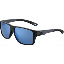 Bolle BRECKEN Floating Polarised Sunglasses Black Grey Matte Offshore Blue