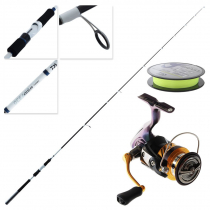 Daiwa Laguna LT 3000-CA Exceler Oceano Soft Bait Spin Combo with Braid 7ft 10in 4-8kg 2pc