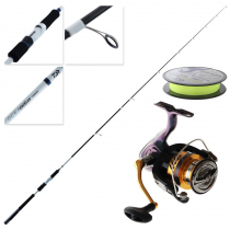 Daiwa Laguna LT 4000-CA Exceler Oceano Soft Bait Spin Combo with Braid 7ft 6in 5-9kg 2pc