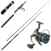 Jarvis Walker Graphcast 7000 Spinning Surf Combo with Line 12ft 6-10kg 2pc