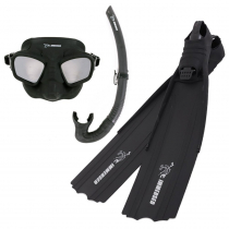 Immersed Shadow X-Power Freedive Mask Snorkel and Fins Set