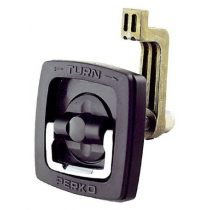 Perko Polymer Non-Locking Flush Latch Black