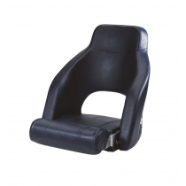 VETUS Admiral Sports Helm Seat With Lateral Supports And Flip Up Squab Blue