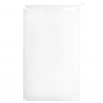 Heavy Duty Clear Plastic Drawstring Ice Bag 5kg Qty 100