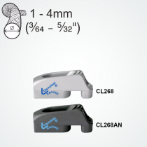 Clamcleat CL268AN Racing Micros Cleat Hard Anodised