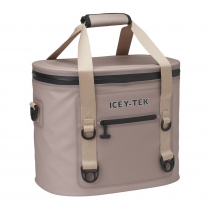 Icey-Tek Heavy Duty 30 Can Cooler Bag Beige
