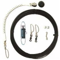 Rupp Center Rigging Kit with Klickers and Black Mono Halyard Line