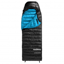 Naturehike CWZ400 Ultralight Goose Down Hooded Sleeping Bag Black