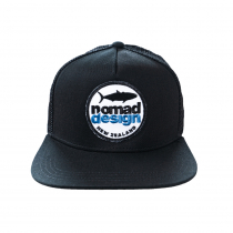 Nomad Design Patched Trucker Cap Navy/White