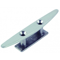 Sinox S507 8in Low Flat Stainless Boat Cleat - 2 Hole