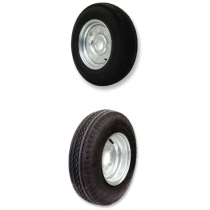 Trojan Zinc 25mm Bearing Trailer Wheel Rim with 480x8in Tyre