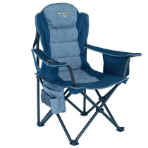 OZtrail Big Boy Camping Arm Chair Navy Blue
