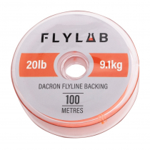 FlyLab Dacron Fly Line Backing 200yd 30lb Fluoro Blue