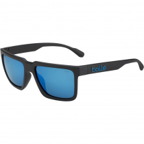 Bolle FRANK Polarised Sunglasses Black Matte Offshore Blue