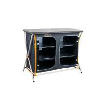 OZtrail Deluxe 3-Shelf Foldable Camping Double Cupboard