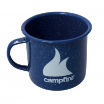 Campfire Enamel Mug Navy 8cm 350ml