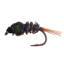 Black Magic Halfback Nymph Trout Fly A14 Qty 1