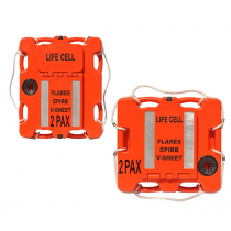 Life Cell Yachtsman Commercial Safety Storage Box / Solo Buoyancy Aid Orange