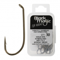 Black Magic Series D Fly Hooks