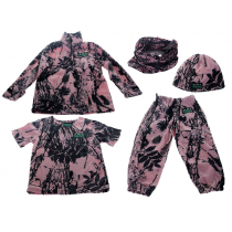 Ridgeline Kids Little Critters 5 Piece Fleece Clothing Pack Pink Camo 14