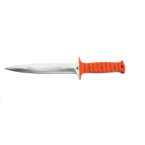 Ridgeline Grunt Pig Sticker Knife Double Edge 24cm Blaze Orange