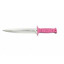 Ridgeline Grunt Pig Sticker Knife Double Edge 24cm Candy Pink