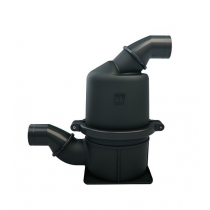 VETUS HPW127152 Waterlock/Muffler Type 127mm Rotating Inlet 152mm Outlet
