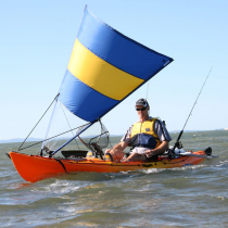 Pacific Action Canoe Sail Blue Yellow