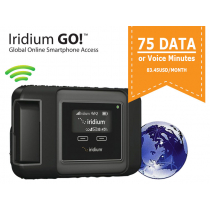 Iridium GO! Monthly Subscription with 75 Data or Voice Minutes - 83.45USD/month