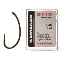 Kamasan B160 Fly Tying Hooks - Trout Medium Short Shank - BWCflies Australia