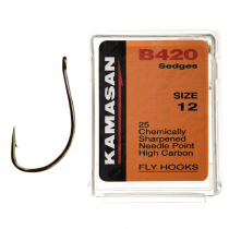 Kamasan B420 Sedge Fly Tying Hooks