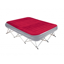 Kiwi Camping Deluxe Serenity Velour Queen Airbed with Portable Frame