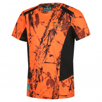 Ridgeline Whanau Polyester COOLDRY Kids T-Shirt Blaze Camo/Black