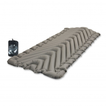 Klymit Static V Luxe Inflatable Camping Sleeping Mat Stone Grey XL