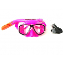 Land & Sea Sports Clearwater Mask and Snorkel Set Pink