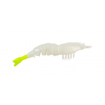 Z-Man Scented Shrimpz Soft Bait 8.8cm Glow/Chartreuse Unrigged